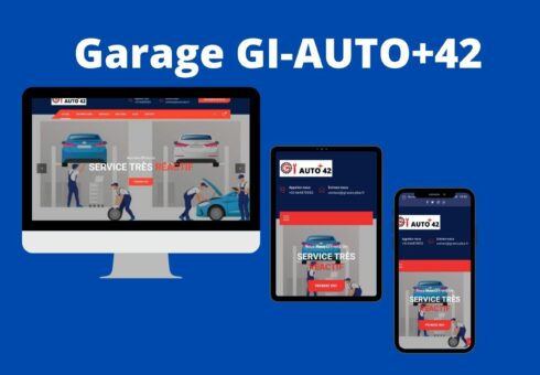 Conception Site Web Garage GI Auto 42