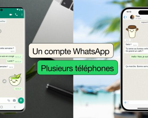 Utilisez un même compte WhatsApp sur 4 téléphones