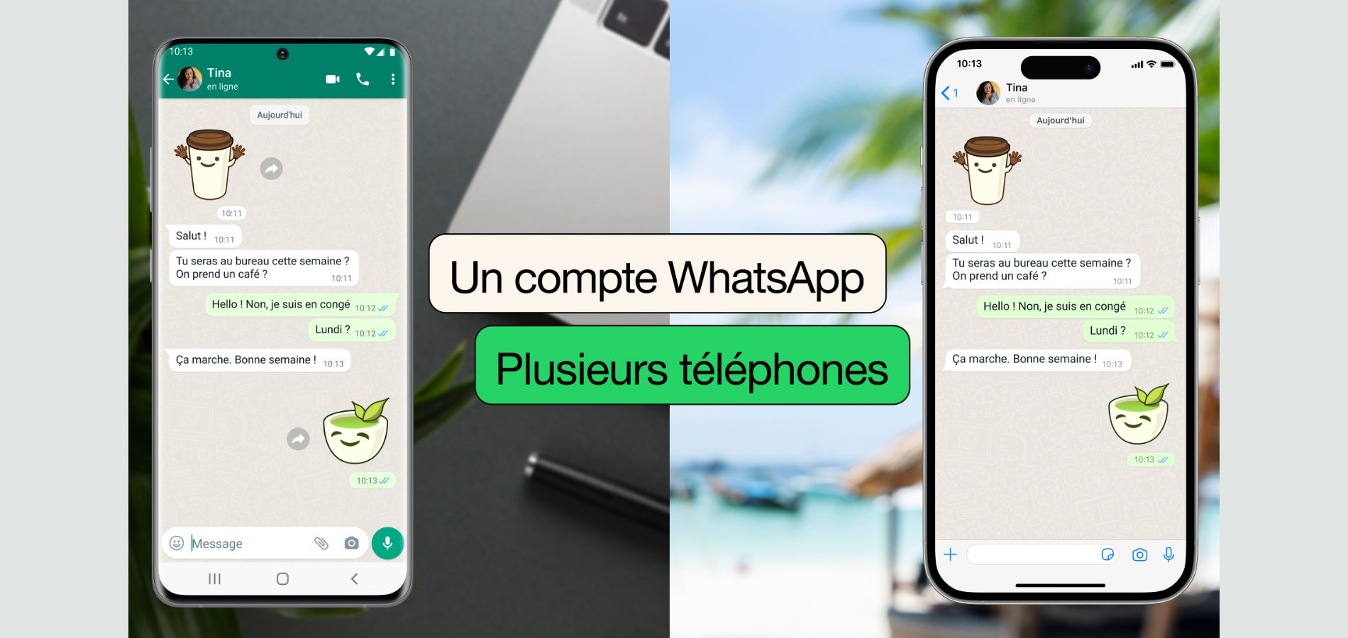 Utilisez un même compte WhatsApp sur 4 téléphones
