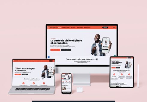 YebDigiCard : création d’un site e-commerce pour une carte de visite digitale et connectée