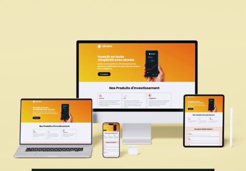 Akawa Finance : création d’un site web pour une plateforme d’investissement moderne et accessible