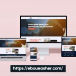 Création du site web de EBOUEASHER Company – Une vitrine digitale au service de la créativité haut de gamme